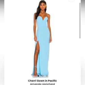 AMANDA UPRICHARD blue gown